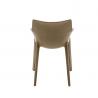 Lou Eat Fiberglass Dining Chair With High Density Polyurethane Structure
