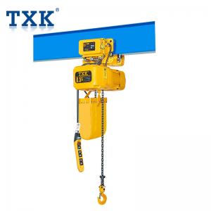 China Light Weight Body Single Phase Electric Chain Hoist 60HZ 230V For Construction supplier