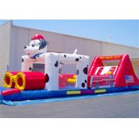 China Cartoon Inflatable Obstacle Course , Dog Inflatable Obstacle For Kid Playing on sale