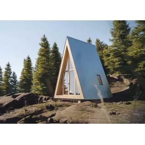 Prefab Light Steel Hotel Unit Space Frame Tiny Building Wooden Cabins For Houliday