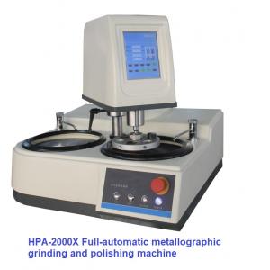 Center Load 6 Samples Metallographic Polishing Machine Double Disc Full Automatic Grinding