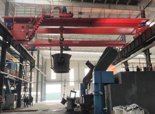 500T Capacity Metallurgical Crane With Remote Control 3 Phase AC