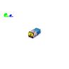 China LC UPC SM Duplex Fiber Optic Adapter With Metal Shell And Auto - Shutter With Reduced Flange wholesale
