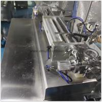 China SUS Liquid Soap Filling Machine Bottle Piston Pneumatic 50-500ml Filling Machine on sale