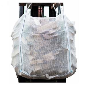 Breathable Firewood 4 Side Net Bag 2 Side Half Use In Winter 1000kg 1500kg 3000kg