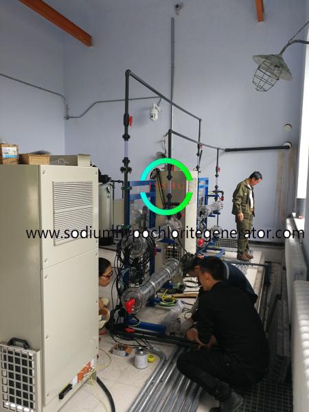 3 kg / h Modular System Hypochlorite Generation From Seawater Electrolysis
