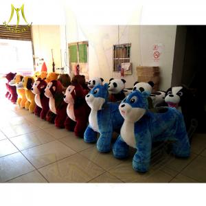 China Hansel electric plush animal dog scooter for kids to drive supplier
