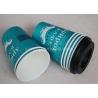 Take Away Disposable Paper Coffee Cups Custom Printed Single / Double PE Coated