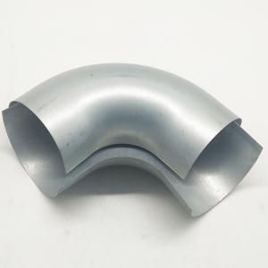 China 90 Degree Carbon Steel Elbow Stamped Components For Ventilation System supplier