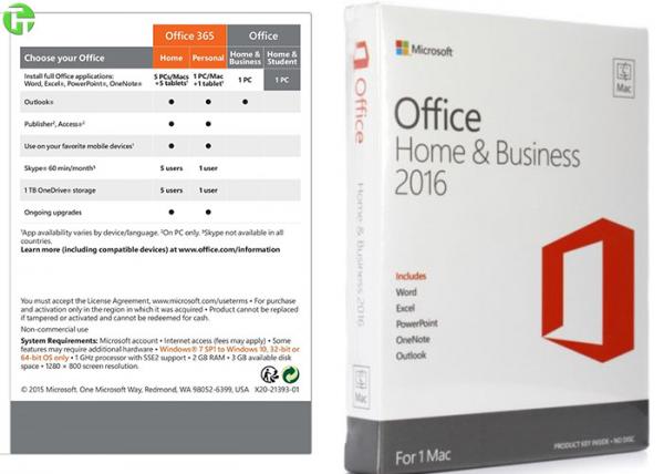 Office Home & Business Office Product Key Card For Mac Online Activation