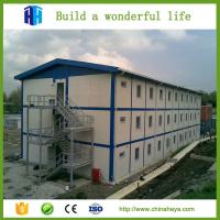 China Low cost light steel frame prefab camp construction site accommodation house on sale