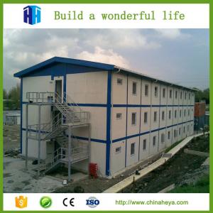 China Low cost light steel frame prefab camp construction site accommodation house supplier