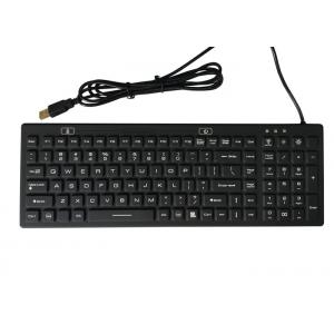 China IP68 Washable 106 Keys Medical Keyboard With Blue Backlight wholesale