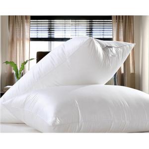 China 90% Duck Goose Feather Pillows Cotton Percale Pillow Insert Customized supplier