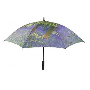 Guarda-chuva aberto impresso Digitas pequeno do golfe do automóvel, punho resistente de EVA do guarda-chuva do golfe