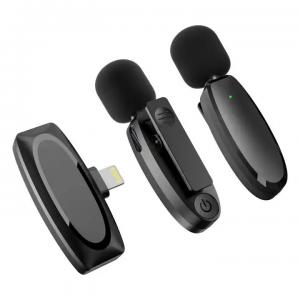 China 2.4Ghz Mini Microphone No App Needed Lavalier Wireless Microphone For Iphone supplier