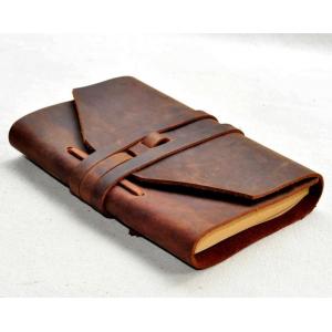 Exquisite Legacy Leather Bound Travel Journal 400 Pages Gift Box Packaging
