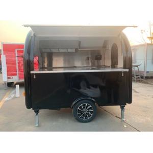 Outdoor Burger Factory Catering Mobile Fast Food Trailer With Stainless Steel Kitchen