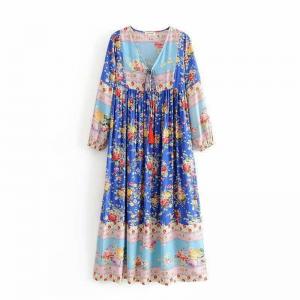 Wholesales Bohemian Long Cotton Dress