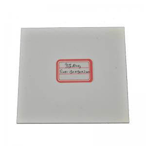 China High Temperature Alumina Ceramic Plate 9 Mohs With 8.9 X 10-6/K Thermal Expansion supplier