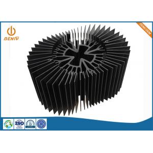 Anodized Black Aluminum Extrusion Processing Extruded Heat Sink Plates