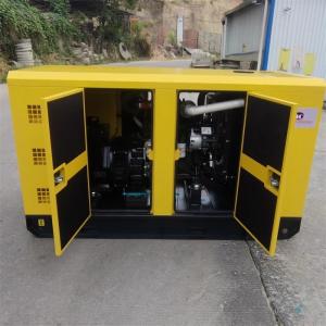 China 4 Cylinder Water Cooled Diesel Generator Quiet Diesel Backup Generator For 110kVA Power Backup supplier