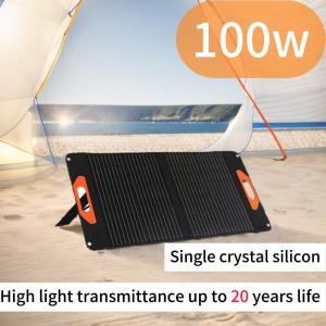 22.8% Conversion Mono Silicon Solar Panels 100wp Monocrystalline Module