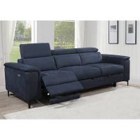 China New model Functional fabric 2P+1P Electric recliner corner sofa set  Adjustment bed futon ottoman function Home Sofa bed on sale