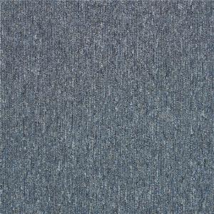 2.5 Mm Pile Height Commercial Carpet Tiles Tufted Loop Pile Construction