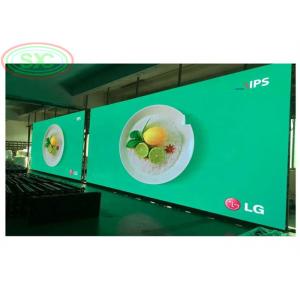 High refresh rate wireless indoor fixed P 4 full color LED display rental activity