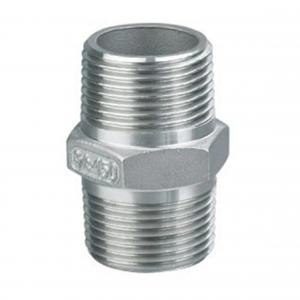 China 1/4''-4.0'' Sanitary Stainless Steel Male Hex Nipple Fitting for Casting Applications supplier