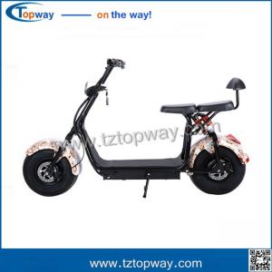 2 wheels1000W 60V Mini Electric Motorcycles citycoco scooter driving speed 40km/h