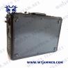 China Suitcase Portable Anti UAV Drone Jammer WIFI2.4G/5.8G GPS 315MHz Signal Jammer  4000 Meters wholesale