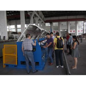 Straight Line Continuous Wire Rod Drawing Machine , Ironed Cast Copper Wire Making Machine