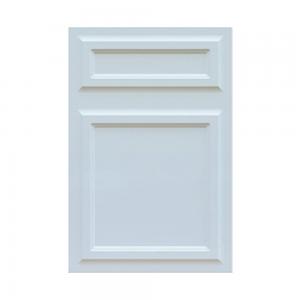 Calssic Style Rsliding Cupboard Doors , Pvc Film Pressed Mdf Bathroom Vanity Doors