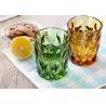 Lemon Tea Solid Glass Products 300ml Colorful Drinking Cup Machine Made OEM