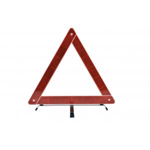 Deep Red Color Emergency Triangle Reflector Kit Road Safety Triangles