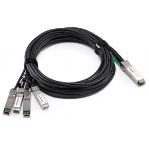 40G Network QSFP + Copper Cable to 4 SFP+ Breakout Cable 10GBASE-CU