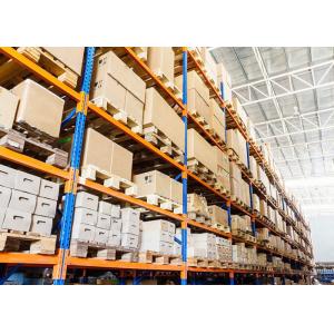China Industrial Heavy Duty Storage Racks , Warp Beam Warehouse Storage Solutions Shelving Units supplier