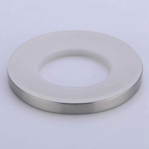China Chromed Wash Basin Accessories Silver Vessel Sink Mounting Ring For Home Bathroom supplier