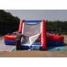 12m long 6vs6 Interactive Giant Inflatable Soccer Sports Field with aluminium