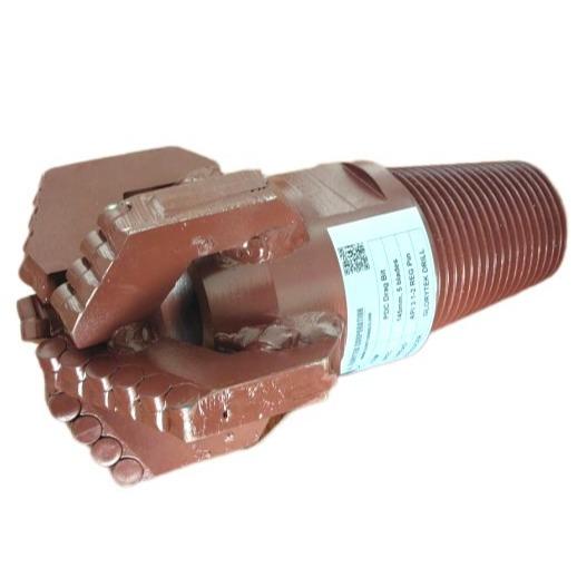 Herramienta de perforación de formación blanda Pdc Drag Bit Inserta 145 mm Componentes de equipos de minería