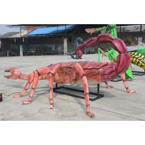 Life Size Crab Electronic Insects Scorpion , Zoo Park Decorative Statues