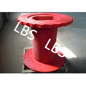 China Lifting Winch LBS Grooved Drum Offshore Platform Crane Drum supplier