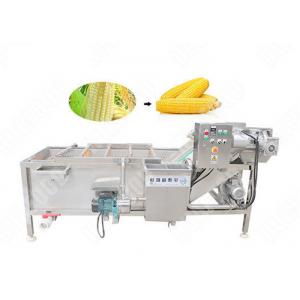 China Multi Function 3.75KW Air Bubble Vegetable Washing Machine supplier