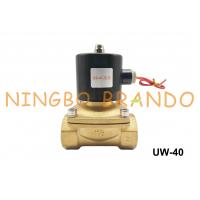 China 1 1/2 2W400-40 UW-40 Unid Type NBR Diaphragm Valve Brass Body Normally Closed AC110V DC12V on sale