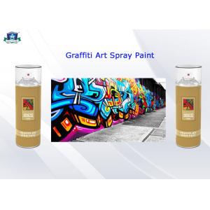 Fast Drying Acrylic Art Graffiti Spray Paints 400ml Female Valve and Low / High Pressure