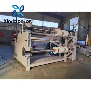 China 2000mm Roll Thermal Paper Slitting Rewinder Kraft Paper Rewinding Machine 150m/Min supplier