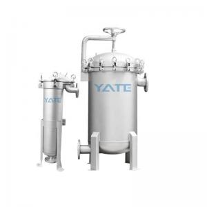 Single Multiple Stainless Steel Bag Filter Housing Milk Beverage Liquid Filtration