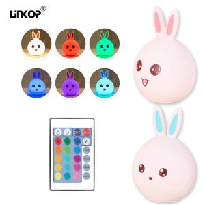 China Flash Slide Silicone 3000K Rgb Led Night Light Adjustable LED Rechargeable Night Light wholesale